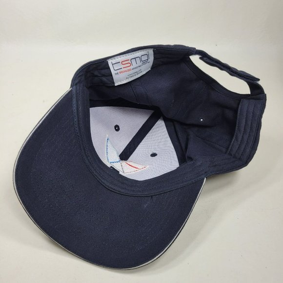 Valvoline Strapback Hat Trucker Cap TSMGI Navy Blue Embroidered Logo - Picture 5 of 7